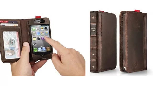 Book-book para iPhone. Juega una suerte de portacelular y billetera. (Disponible en centros de venta de cases y skins en los shoppings de Córdoba)