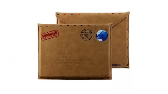 Un sobre que hace de funda para notebook o netbook. ¿Qué tul? (Disponible en DX)