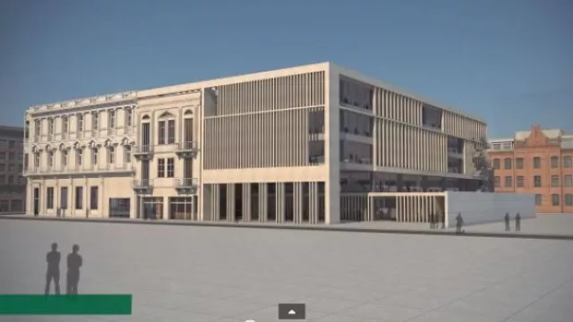 Bancor empieza a cumplir un viejo sueño: el edificio corporativo estará listo en 20 meses