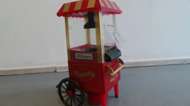 La pochoclera de circo de Cablevisión. ¡Gracias!