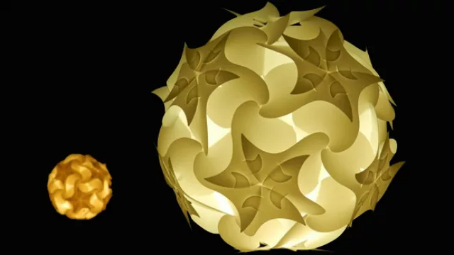 Estrella del cielo, el modelo difiere del anterior justamente por la forma de la “estrella” que se logra con el encastre.