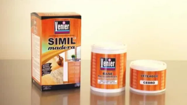 Se utiliza la base y veteador para lograr la apariencia de madera en cualquier superficie.