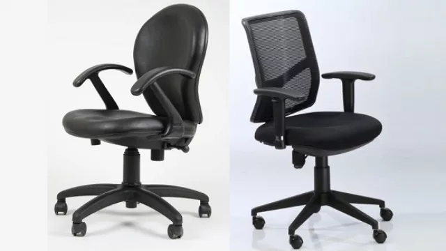 Dos modelos disponibles en Hause Mobel más básico pero igual de ergonómicos: uno de malla y otro simil cuero.