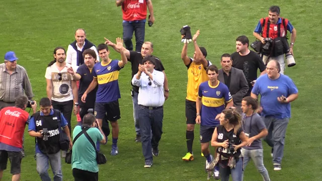 Una yapa: el número 1 y 2 del tenis mundial (Djokovic y Nadal) se divirtieron un rato pateando penales