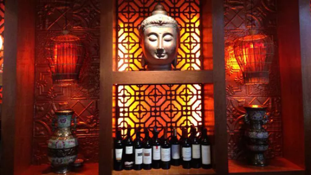 Una postal que sintetiza el estilo del restaurante.