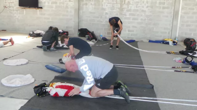 … un verdadero ritual que los atletas repiten varias veces al día.