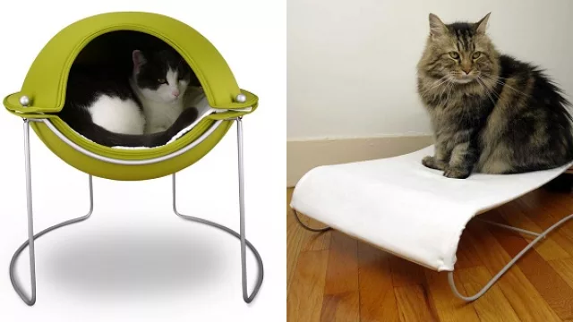 Camas de diseño by Hepper. Un lujito bastante caro: US$ 110 la verde, US$ 39 la blanca. (Disponible en www.hepper.com)