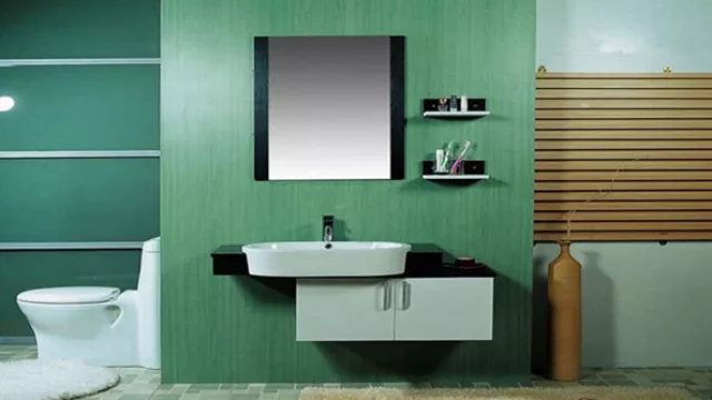 El verde remite a la naturaleza y es un color frío que va acorde a espacios pulcros como los baños.