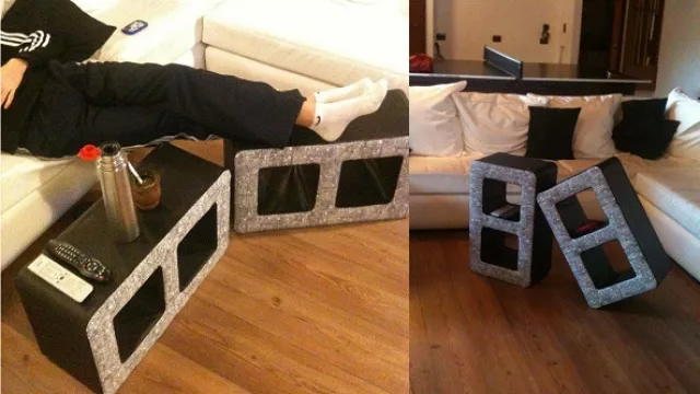 ¿Conocías los bricks? Livianos, multiuso y llenos de diseño. Mirá cómo quedarían en tu sala.