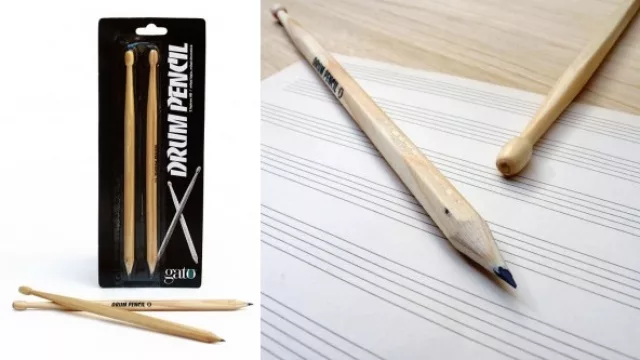 ¿Cuántas veces querías tocar la batería con los lápices? GATO lo hizo posible con estos “drumb pencil”.