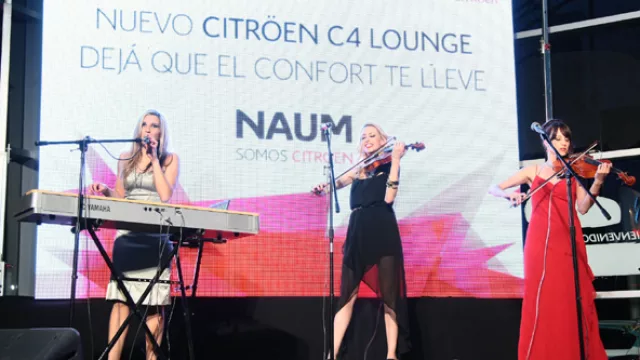 Las Rositas le pusieron tango a la noche en la megaconcesionaria de Citroën.