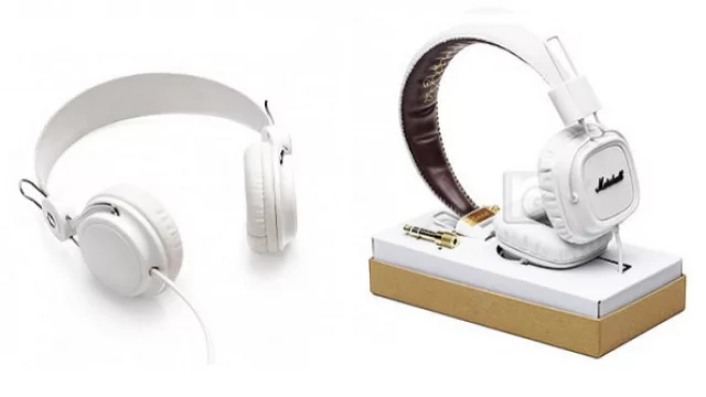 Hey Mr. DJ, los headphones de Gato Store y los clásicos Marshall pero en su versión de oro.