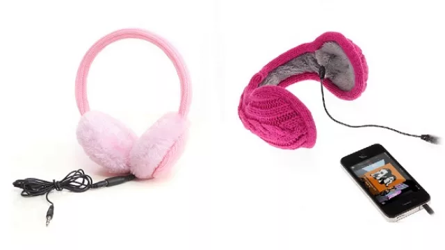 Para el invierno, también hay headphones para musicalizar tu día y mantener calientes las orejas.