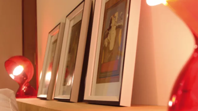 Cada habitación fue intervenida por un artista distinto.