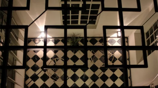 El patio privado que tiene la habitación “El Poeta”.