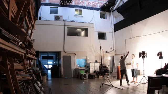 Agarramos a los chicos trabajando, en pleno casting