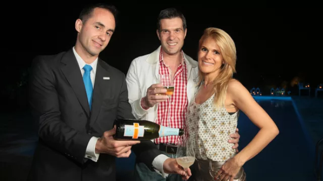 Nadie faltó a la noche Chandon Delice.