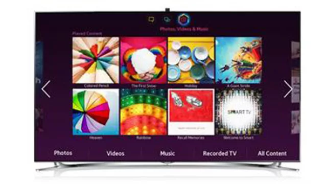 Samsung Smart TV 3D F8000 (55’’) a $ 26.499 (Incluye 4 pares de anteojos).