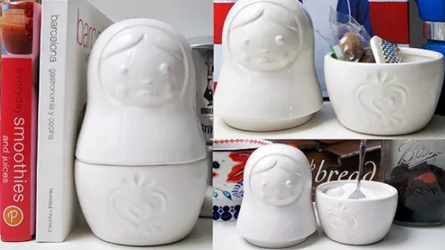 Mamushka de cerámica multiuso. Disponible en The Bugplanet Store a $ 72.