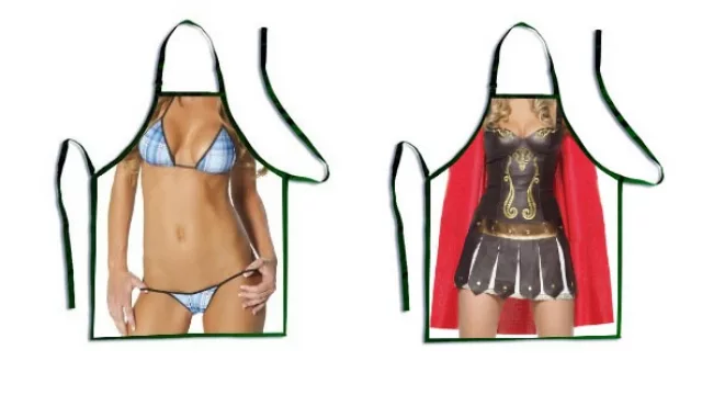 Delantales originales y graciosos para ponerle onda a la cocina.