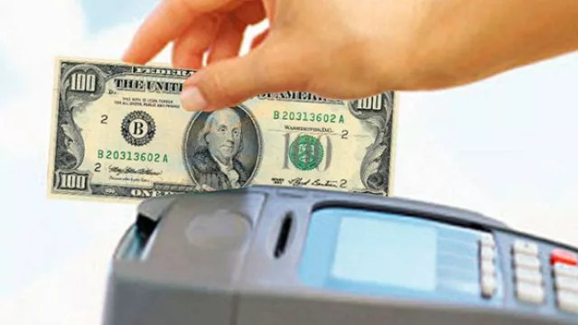 El dólar tarjeta quebró la barrera de los $ 7