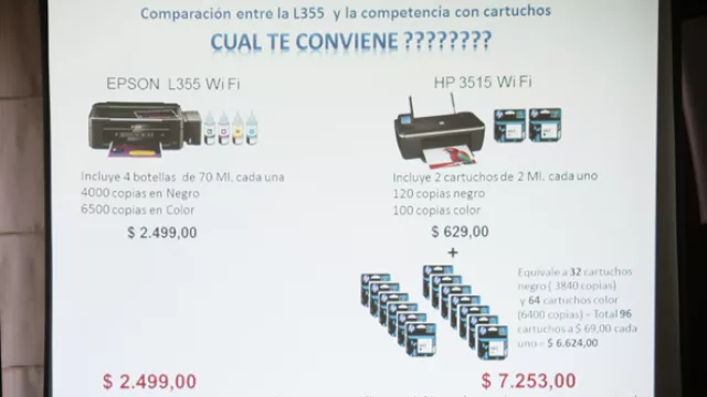 Presentación de Epson.