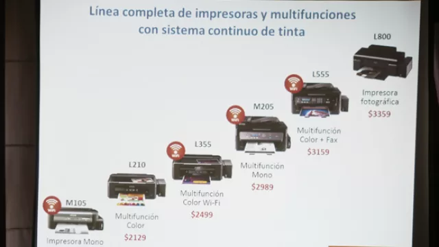Presentación de Epson.