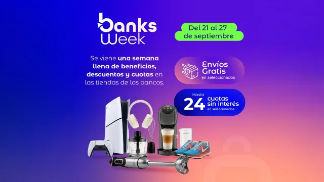 Las tiendas de los bancos también hacen su semana de beneficios: quiénes participan del Banksweek (hasta 24 cuotas fijas)