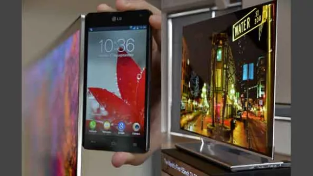 El TV Oled de LG más delgado que un teléfono