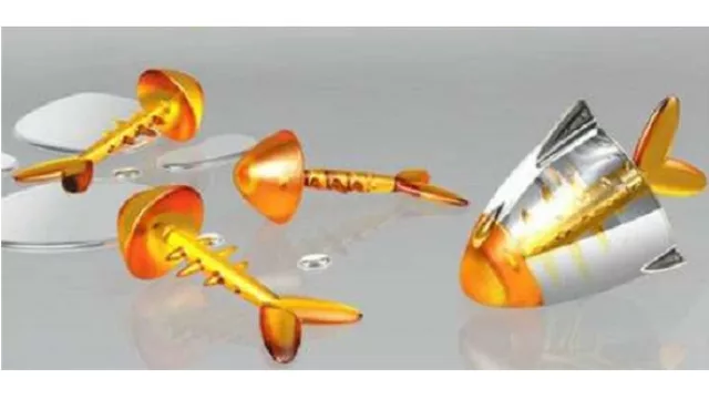 ¿Como pez en el agua? Se disuelve y sólo queda el esqueleto del pez.