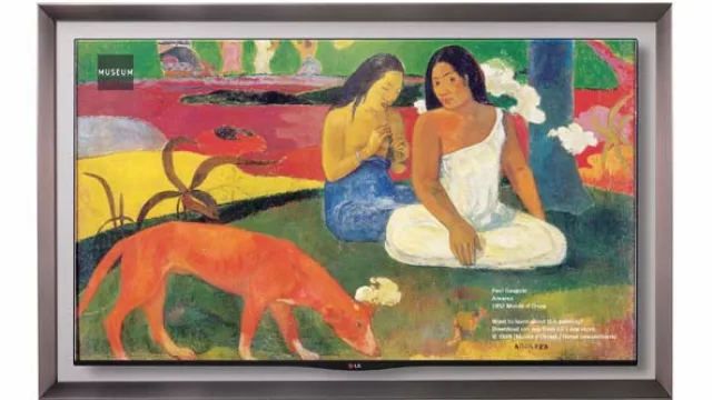 El nuevo SmartTv que se camufla como obra de arte cuando está apagado