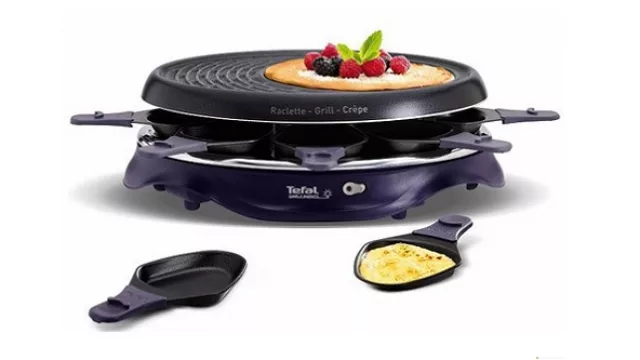 Reclettera, para calentar embutidos en la parte superior y paletas para derretir queso. 