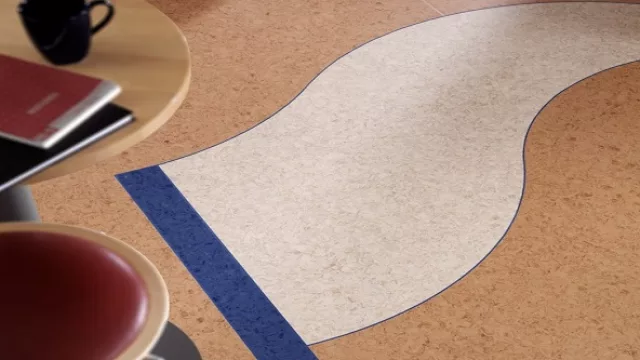 El cliente puede cortar y generar todo tipo de diseños combinando los colores y texturas de las baldosas o alfombras.