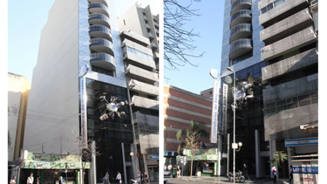 Un guiño a la sustentabilidad en pleno centro (la torre “verde” de Consultores de Empresas)