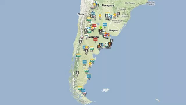 Una aplicación para saber dónde llenar el tanque (cómo planear un viaje desde tu celular)