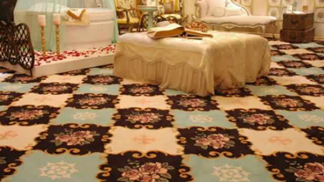 Las alfombras pueden adaptar su estilo al Rococó…