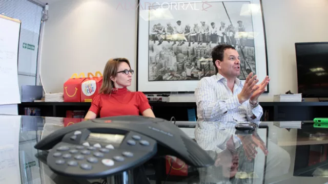 La sala de reuniones de la agencia