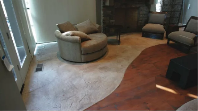 El color de los pisos se concibe desde la mezcla y no se pintan una vez finiquitados.