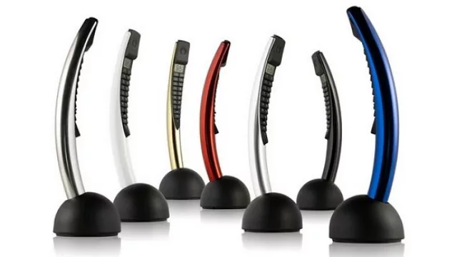 Originales y ahora clásicos teléfonos BeoCom 2 de David Lewis.