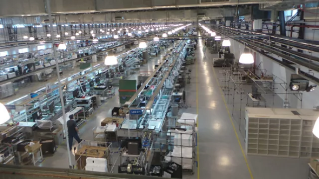 Las líneas de producción parecen infinitas