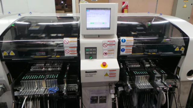 La “chipeadora” de BGH que monta los componentes sobre las placas, cada una tiene un costo de US$  1,5 millones