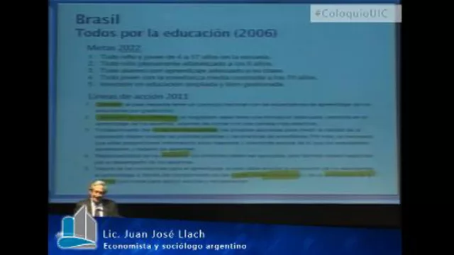 Juan José Llach cuestionó que la Nación no haya tomado evaluaciones entre 2000 y 2010.