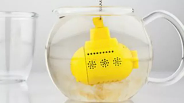 The Yellow Submarine como el nuevo infusor de té. (Disponible en The BugPlanet)