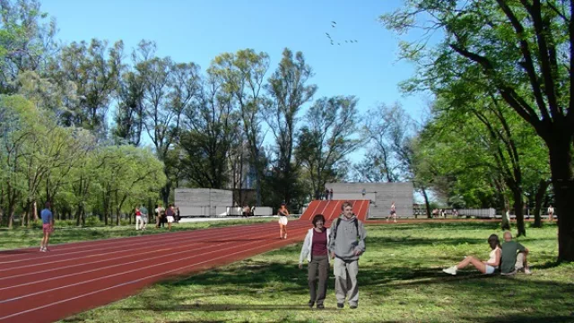 El Club de Campo resintió 10% de la forestación total. Las pistas fueron emplazadas teniendo en cuenta la disposición natural del paisaje.