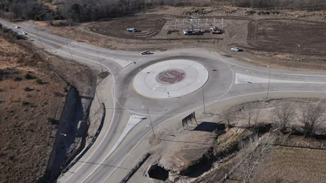 El Nuevo nodo permite vincular rutas que llevan a los distintos valles serranos.
