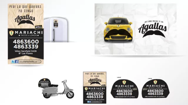 Agallas, gráfica vehicular