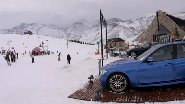 BMW también realizó importantes acciones de marketing en Las Leñas.