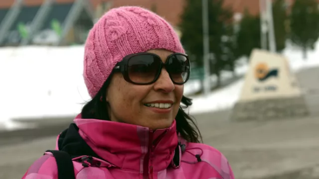 Luciana Melidone, del departamento de Marketing de Las Leñas, no descuidó ningún detalle. Una tarea impecable.