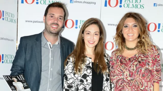 Rodrigo Garcia (marketing de Patio Olmos), Andrea Pappolla y Sol Igarzabal. 