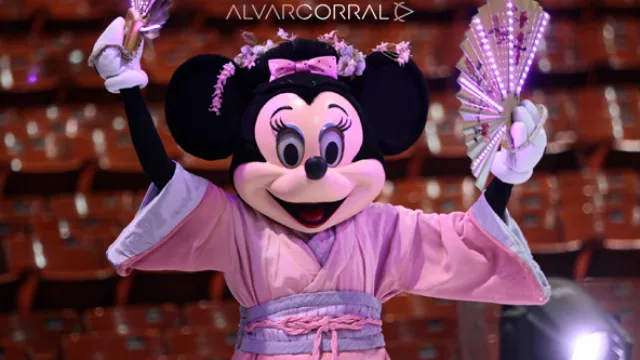 Minnie, la preferida de las chicas en kimono rosa, claro.